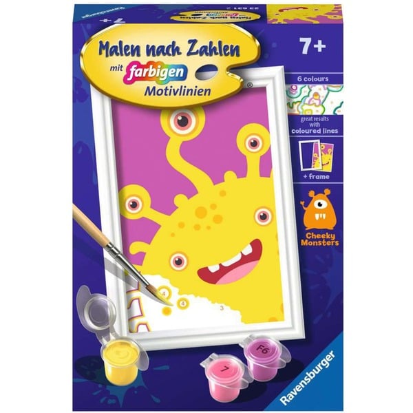 Ravensburger Painting by Numbers - Yellow Monster