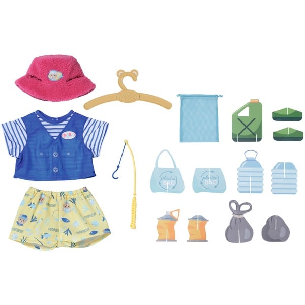 Rybářský obleček ZAPF Creation BABY born®, doplňky pro panenky