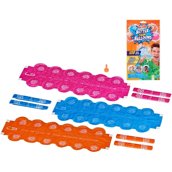 Hasbro Nerf Super Soaker Better Than Balloons (108 kusů), hračka do vody