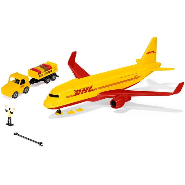 Nákladní letadlo SIKU DHL s příslušenstvím, model vozidla