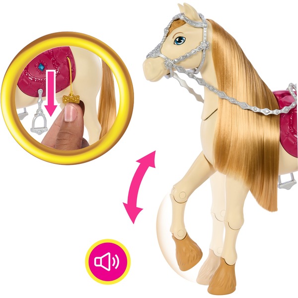 Mattel Barbie Mysteries: The Great Horse Hunt - Dance and Show Horse, figurka na hraní