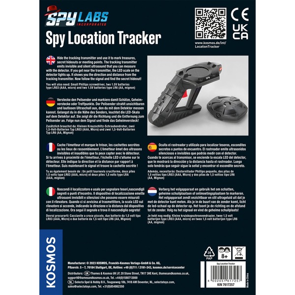 KOSMOS Spy Labs Incorporated Spy Location Tracker, detektivní sady