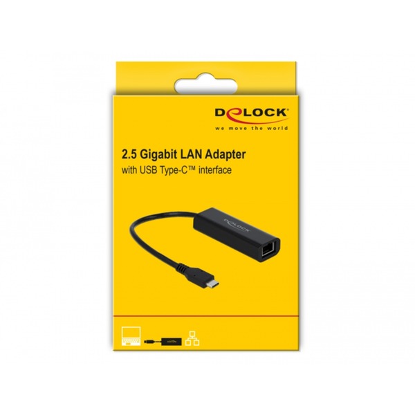 Adapter USB-C > RJ45 2,5 Gigabit LAN