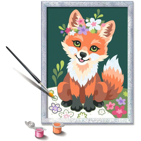 Ravensburger Painting by Numbers - Flowery Fox