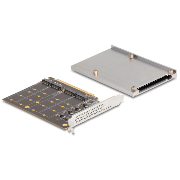 DeLOCK PCI Express x16 karta na 4x interní klíč NVMe M.2, karta rozhraní