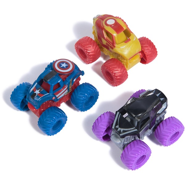 Spin Master Monster Jam Marvel Mini Monster Trucks v balení po 3 hračkách