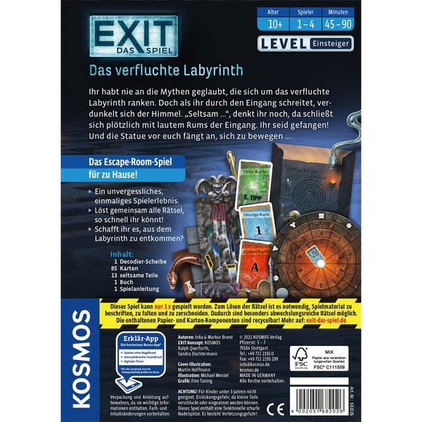EXIT - Das verfluchte Labyrinth, Partyspiel
