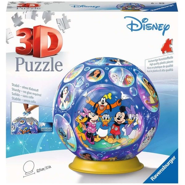 Ravensburger 3D puzzle koule Disney postavičky