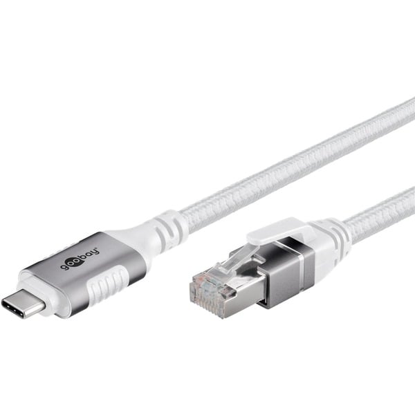 goobay Ethernetový kabel USB-C 3.2 Gen2 samec > RJ-45 samec, LAN adaptér