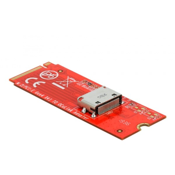 DeLOCK M.2 Key M na 1 x převodník OCuLink SFF-8612, karta rozhraní