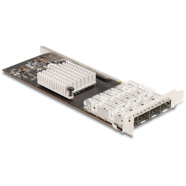 DeLOCK PCI Express x4 až 4 x SFP Slot Gigabit LAN i350, LAN adaptér