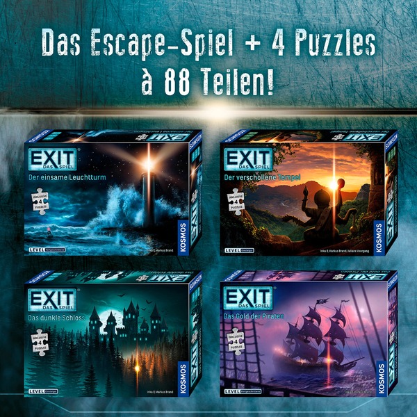 EXIT - Das Spiel + Puzzle - Das Gold der Piraten, Partyspiel