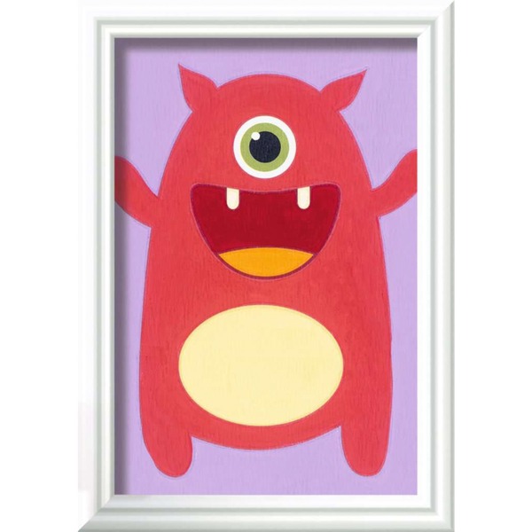 Ravensburger Painting by Numbers - Red Monster