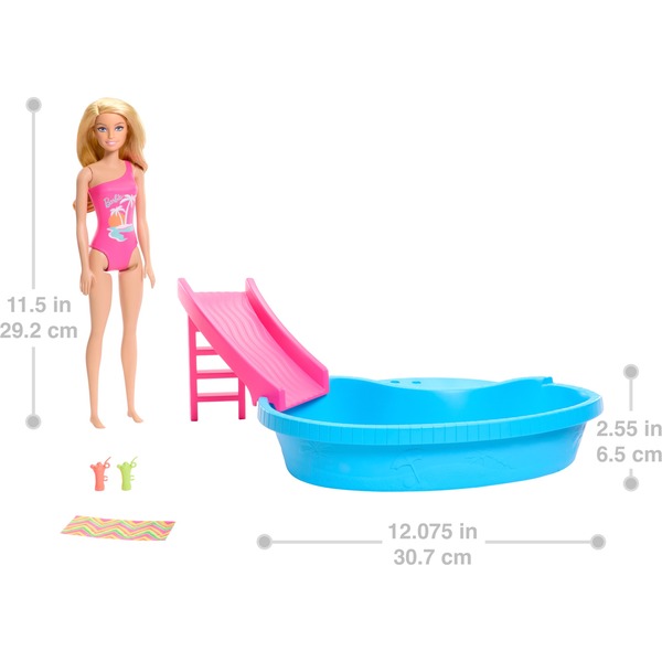 Mattel Barbie bazén s panenkou
