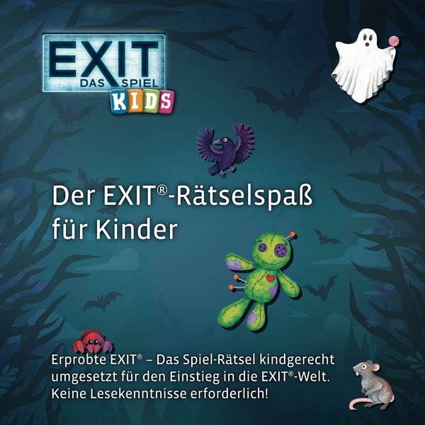 KOSMOS EXIT - The Kids Game: Strašidelná logická zábavná, společenská hra