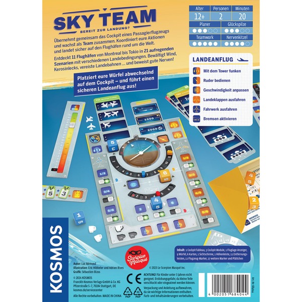 KOSMOS Sky Team, desková hra