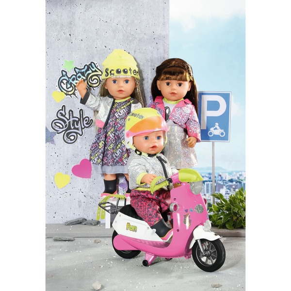 ZAPF Creation BABY born® E-Scooter Outfit 43 cm, doplňky pro panenky
