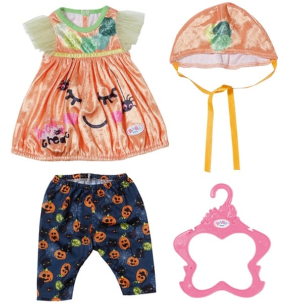 BABY born® Halloweenské dýňové šaty, doplňky pro panenky