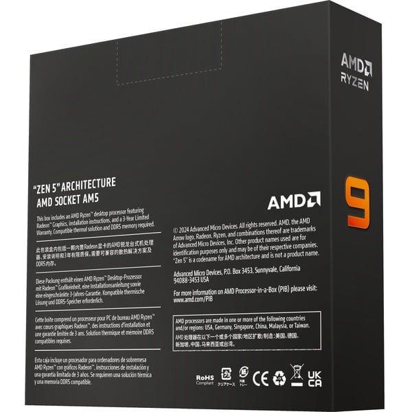 AMD Ryzen™ 9 9950X, procesor