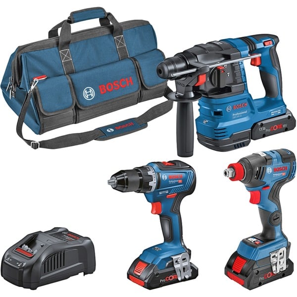 Kombinovaná sada GSR 18V-55 + GDX 18V-200 + GBH 18V-22, sada nářadí