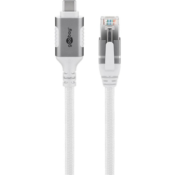 goobay Ethernetový kabel USB-C 3.2 Gen2 samec > RJ-45 samec, LAN adaptér