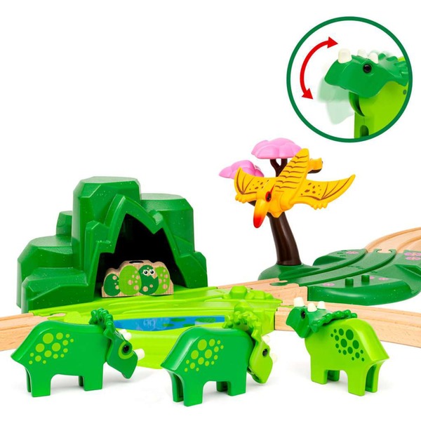 BRIO World Dinosaur Deluxe Set, dráha