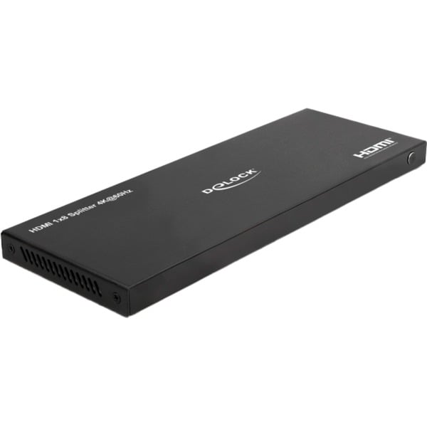 DeLOCK HMDI rozbočovač 1 x HDMI vstup na 8 x HDMI výstup 4K 60 Hz, HDMI rozbočovač