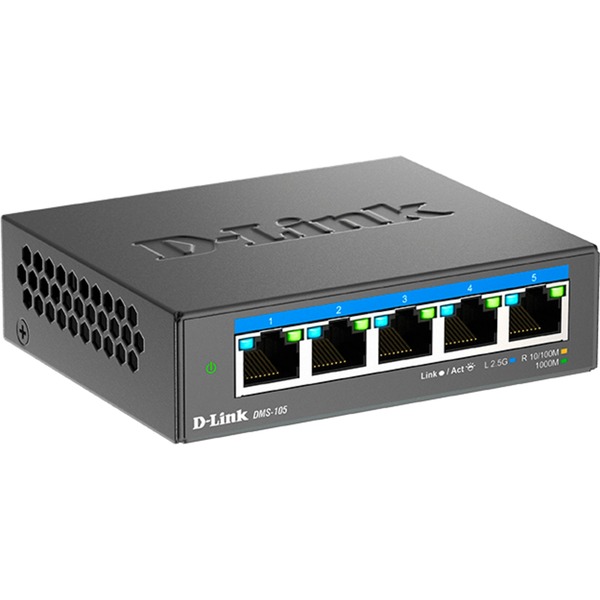 D-Link DMS-105/E, vypínač
