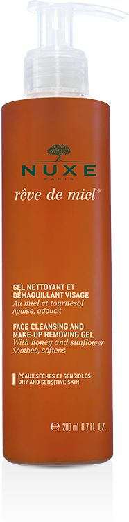 Nuxe Reve de Miel Face Cleansing Gel - gel na čištění obličeje a odličování 200 ml