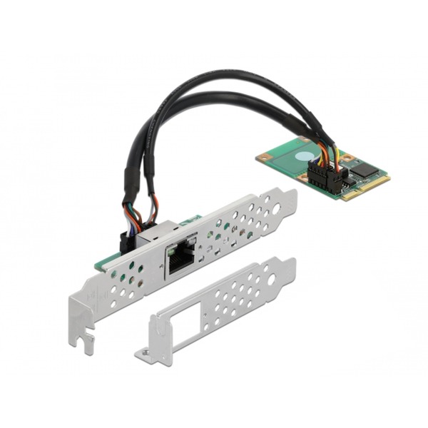 MiniPCIe I/O PCIe LAN 1xRJ45 i210, LAN-Adapter