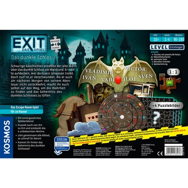 EXIT - Das dunkle Schloss, Partyspiel