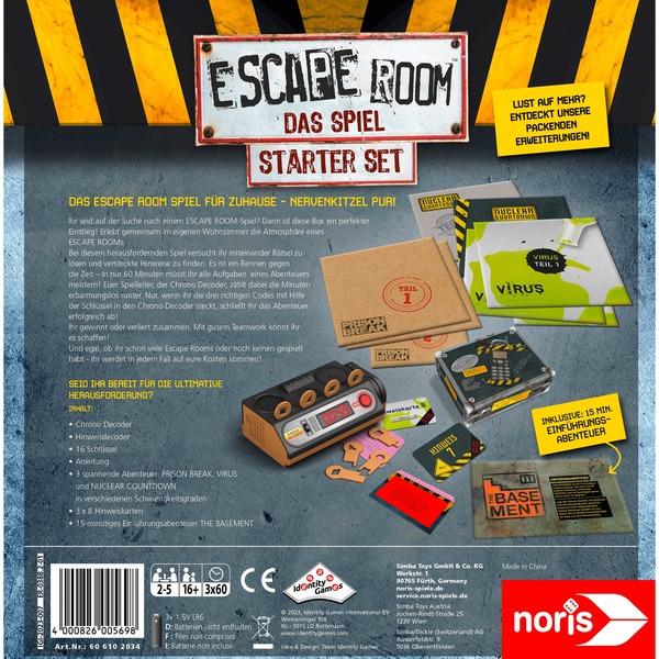 Escape Room The Game, společenská hra