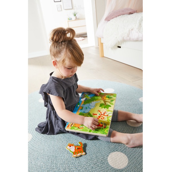 Zvukovo pútavé puzzle HABA v džungli
