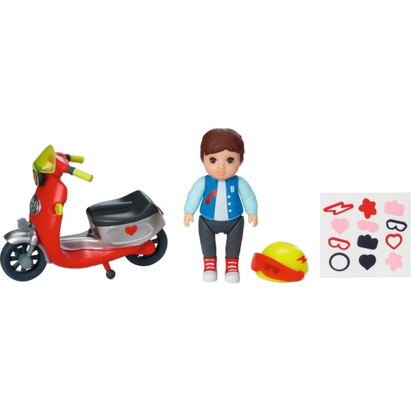 BABY born® Minis - Hrací sada Koloběžka, figurka na hraní