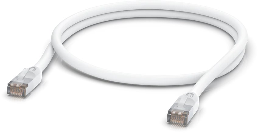 Ubiquiti Patch kabel, venkovní, STP, Cat5e, 1m, bílá