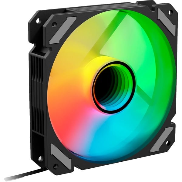 Sharkoon SHARK Mirror RGB PWM, skříňový ventilátor