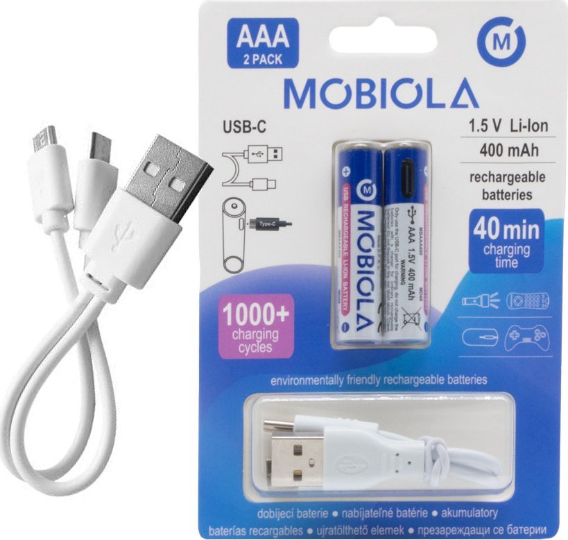 Vega BATERIE / BATERIE MOBIOLA MBAAA400 USB-C>