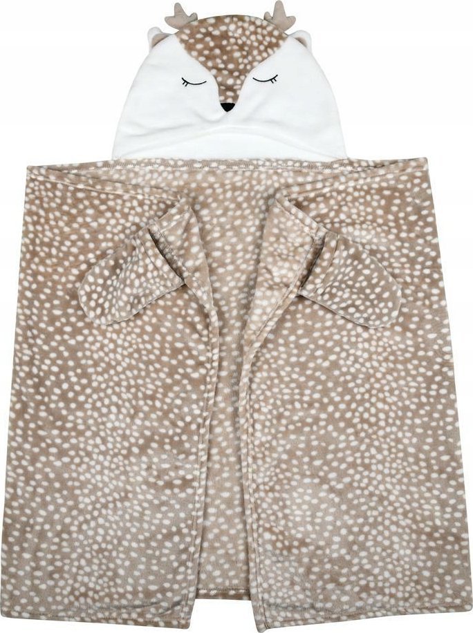Beaming Baby Dětská deka GABIN s rukávy, jelen, 75 x 150 cm