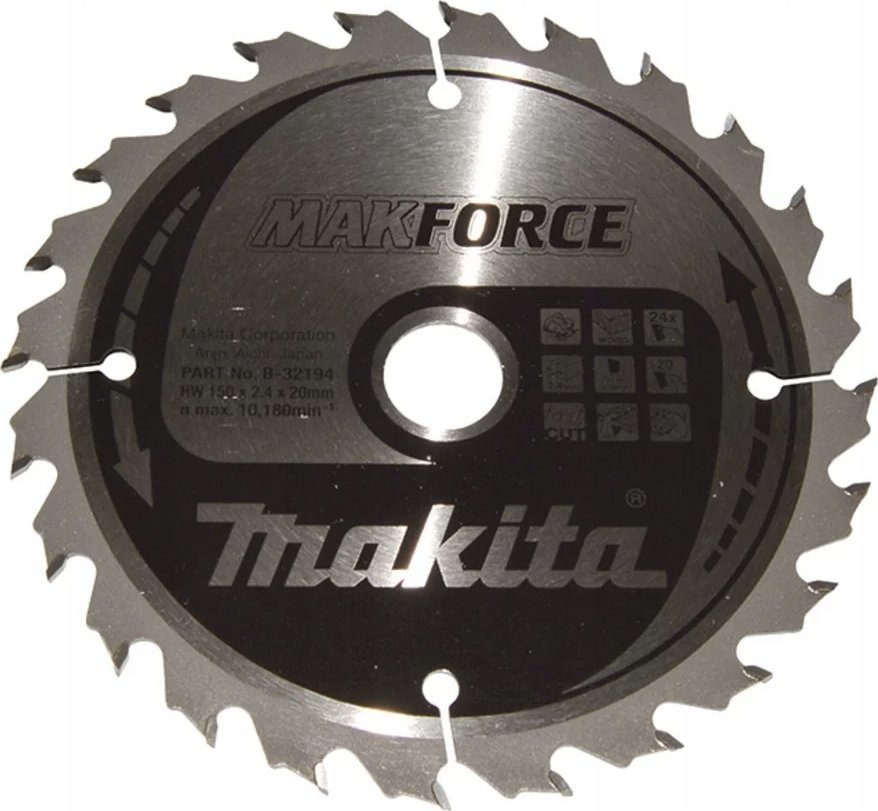 Makita MAKITA KRUHOVÁ PILA 150x20x24z MAKFORCE WOOD