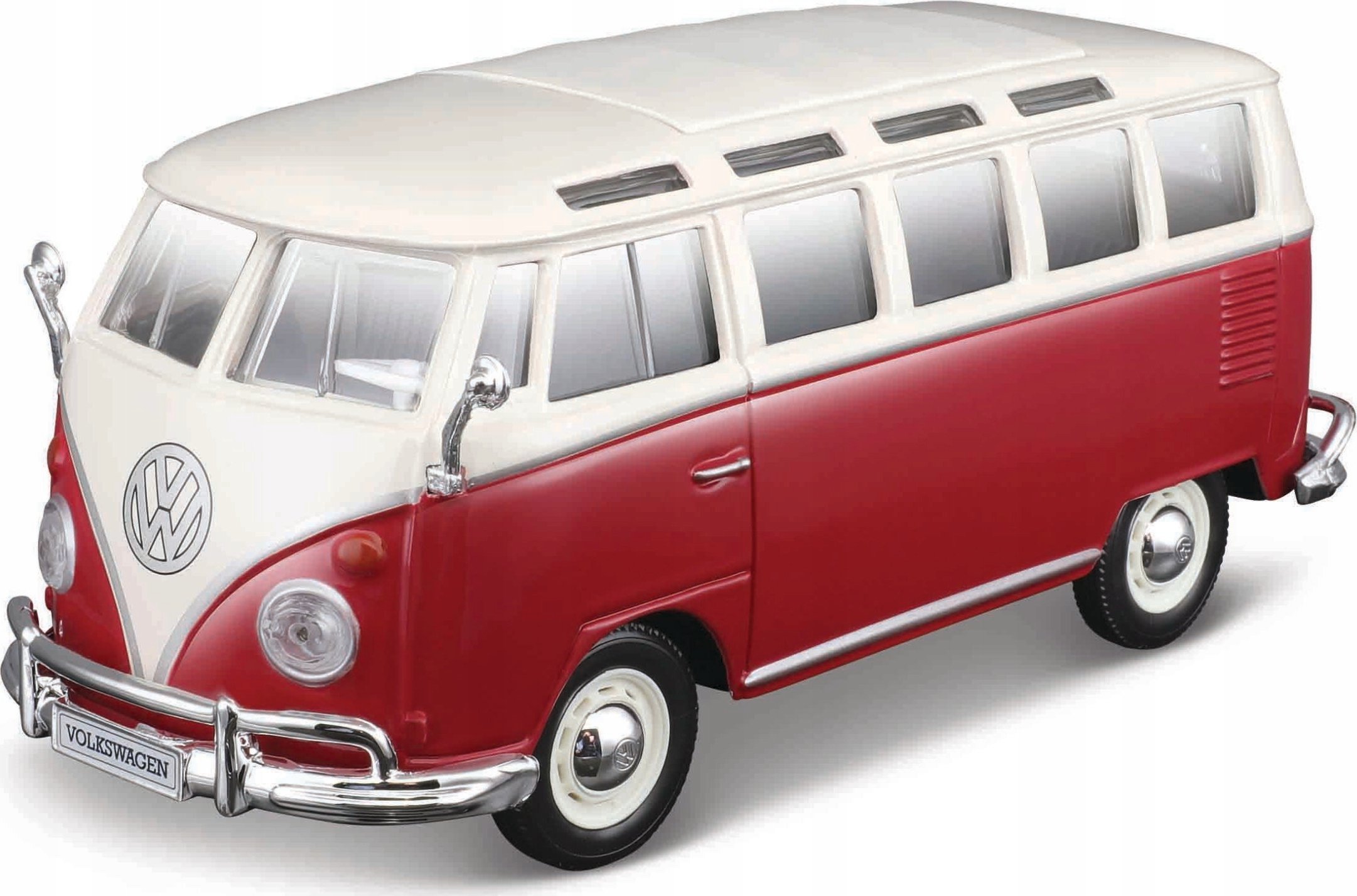 Maisto Modelová sada Volkswagen Van Samba v měřítku 1:24 pro sestavení.