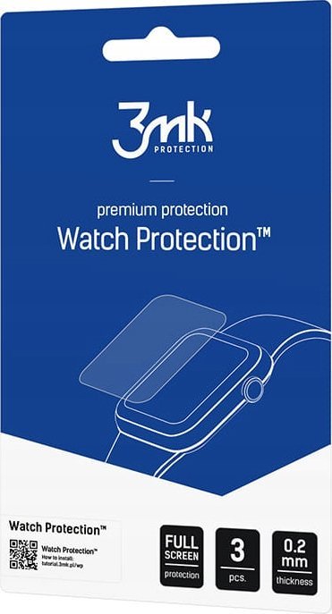 3mk hybridní sklo Watch Protection FlexibleGlass pro Hammer Watch Plus (3ks)