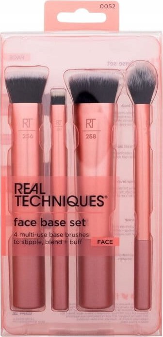 NoName Sada štětců REAL TECHNIQUES_SET Face Base Makeup Set 4 ks.