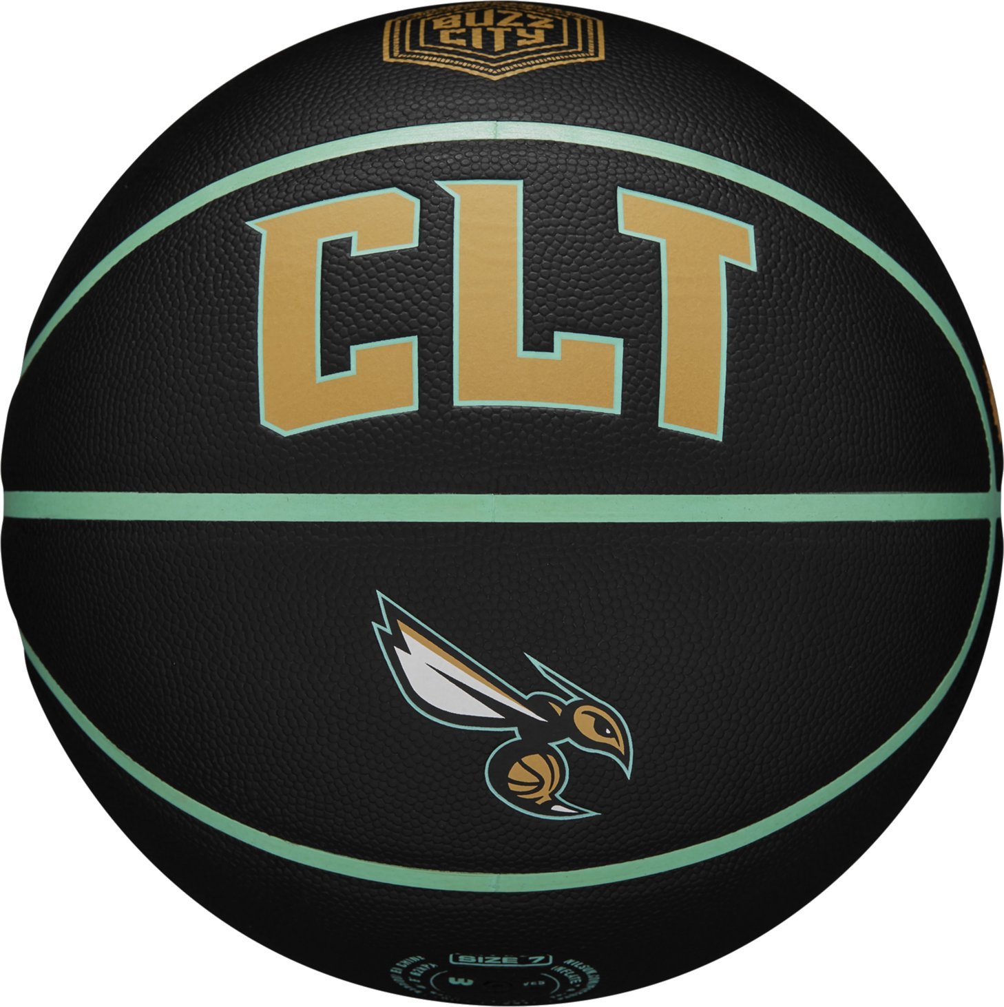 Wilson  NBA Team City Collector Charlotte Hornets Ball WZ4016404ID Black 7