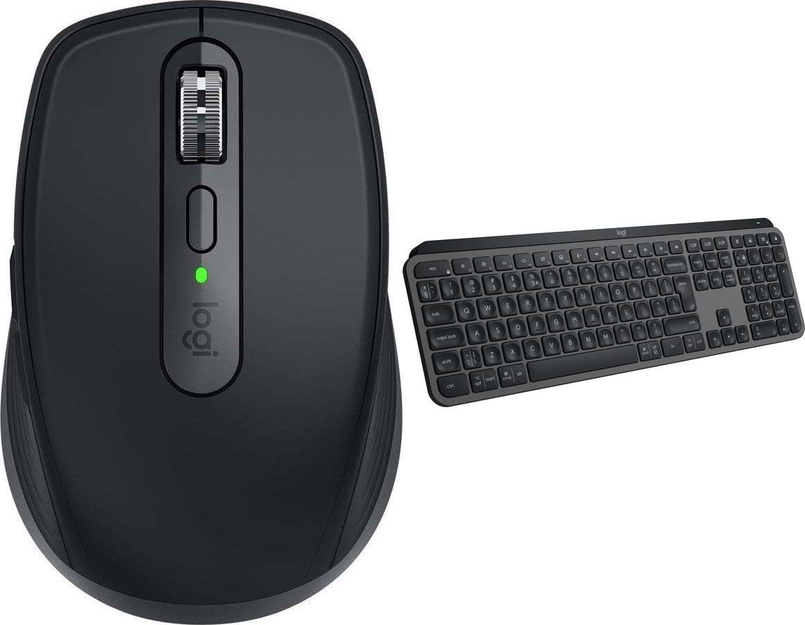 Logitech Myš MX Anywhere 3S pro firmy (910-006958) + bezdrátová myš MX Keys S, grafitová, pro USA (920-011587)