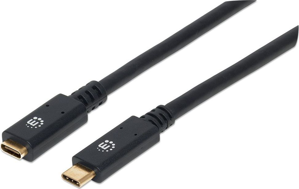 Manhattan USB-C - USB-C kabel 1 m černý (355681)