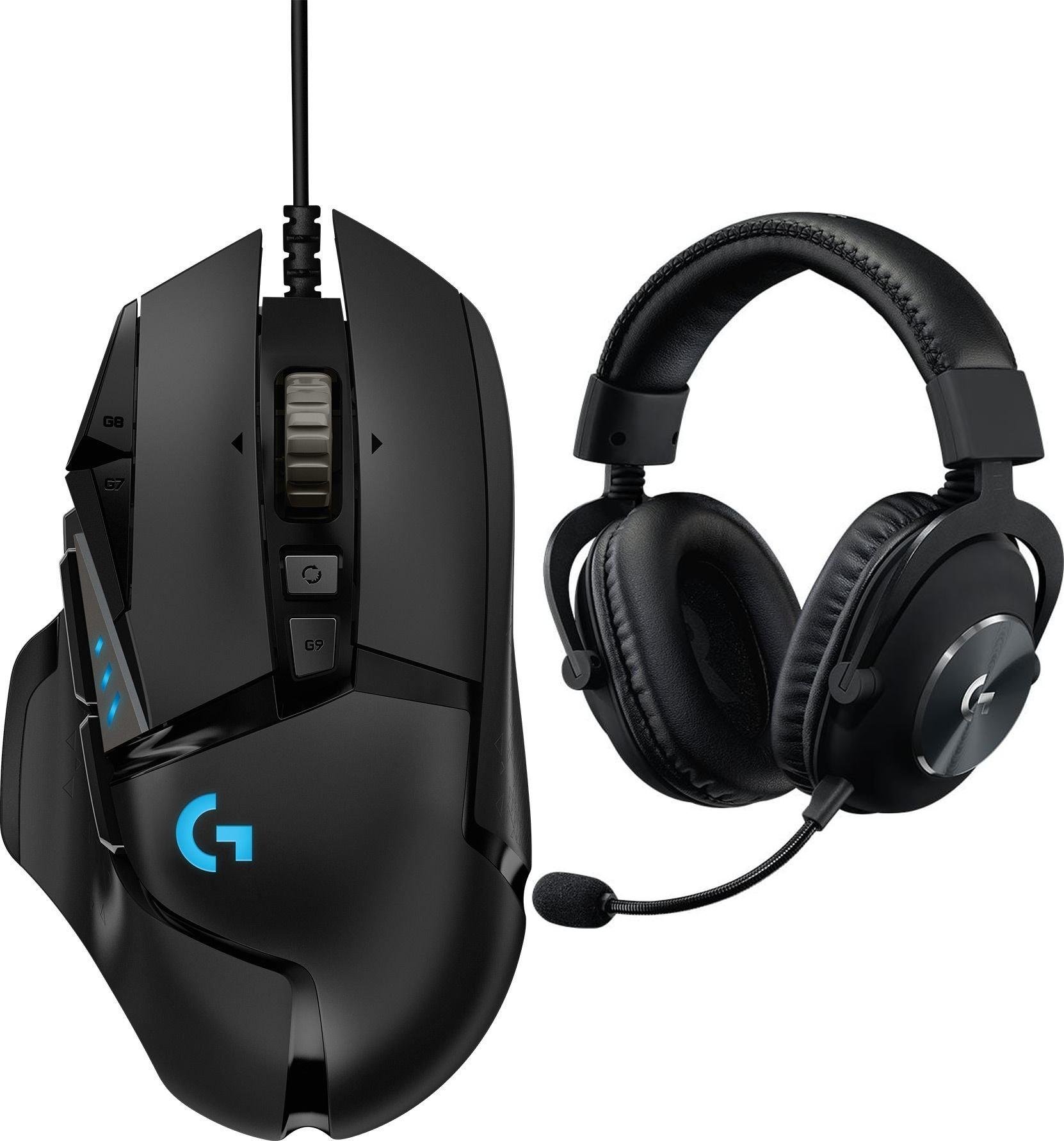 Logitech Myš G502 Hero (910-005470) + G Pro X černá (981-000818)