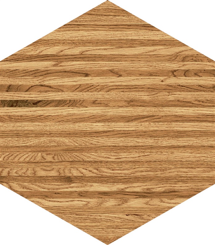 Keramický obklad Flare Wood Hex, 11 x 12,5 cm