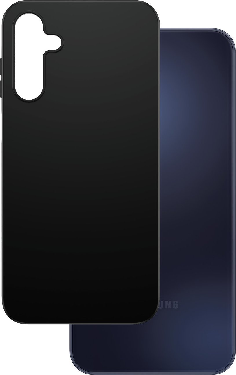 CARE by PanzerGlass - Zadní kryt pro mobilní telefon - 100% recyklovaný termoplastický polyuretan (TPU) - černá - pro Samsung Galaxy A15
