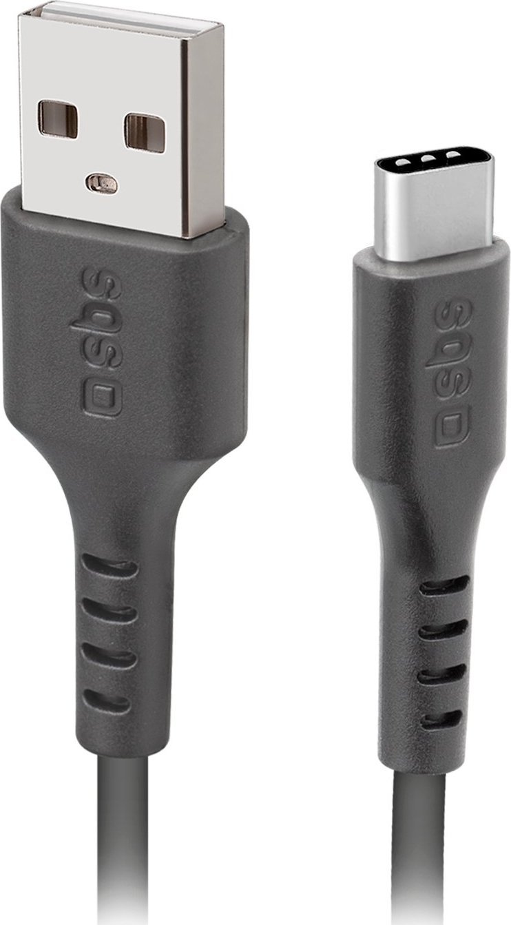 SBS Mobile USB kabel USB-A - USB-C 2 m černý
