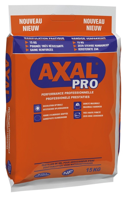 Tablety soli Axal Pro, 15 kg